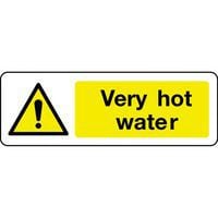 Very hot water sign