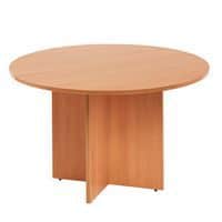 Round Meeting Table Beech