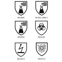 EN 14605. EN ISO 13982-1. EN 13034. EN 14126. EN 1149-5. EN 1073-2.