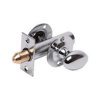 Bathroom Privacy Set - Polished Chrome - Secure Fastening & Privacy