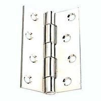 Strong Steel Hinge - 100 x 74 x 2.5mm - Zinc Plated