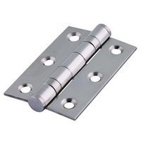 Polished Stainless Steel Twin Ball Bearing Hinge - Hardware