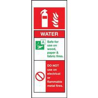 Water Fire Extinguisher - Sign