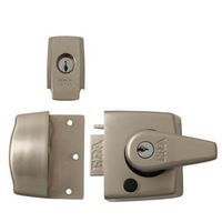 ERA BS3621:2004 Double Locking Nightlatch - 40mm Backset - Satin Nickel