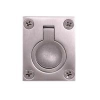 Altro Flush Ring - 48 x 38mm - Satin Stainless Steel