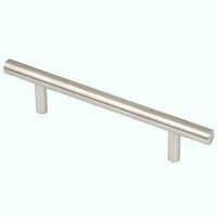 Altro 10mm Slim T-Bar Cabinet Handle - 224mm Centres - Satin Stainless Steel