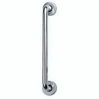 Budget 19mm Rose Fix Pull Handle - 150mm Centres - Aluminium