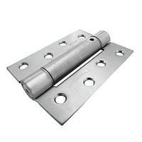 Adjustable Sprung Hinge - 100 x 75mm - Satin Chrome