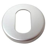 Altro Puma Escutcheon - Oval - Satin Aluminium