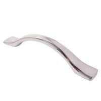 Touchpoint Wave Cabinet Handle - 96mm Centres - Polished Chrome