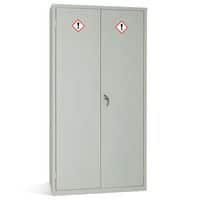 Grey COSHH Cabinet - Secure Hazardous Material Storage - 1830x915mm