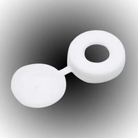 Screw Cup & Cover - White - Pack of 100