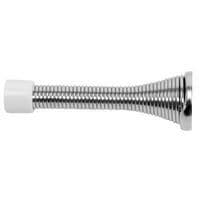 Spring Projection Door Stop - 78mm - Nickel for Fastening & Protection