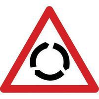 Roundabout - Class 2 Sign for Traffic Control and Safety