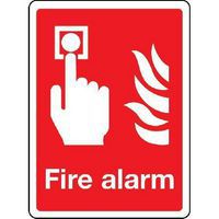 Fire Alarm Worded & Pictorial Sign