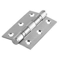 Satin Stainless Steel Twin Ball Bearing Hinge - Fastening & Support