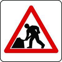 Road Works - Aluminium Sign