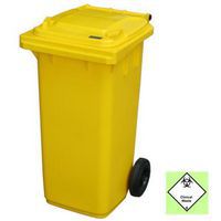 Clinical Waste Wheelie Bins - 2 Wheels for Waste Management & Hygiene