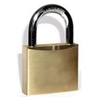 Solid Brass Padlock - 40mm - Keyed Alike Key No 2