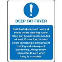 Deep Fat Fryer - Sign