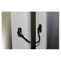 Jackloc Permanent Fixed Window Restrictor - Black