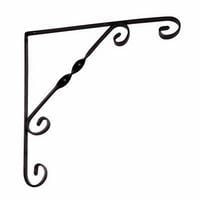 Scroll shelf bracket