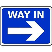 Way In Arrow Right - Sign