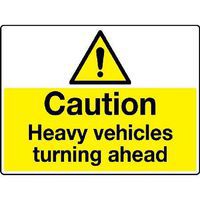 Caution Heavy Vehicles - Sign