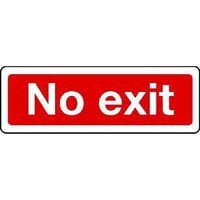 No Exit - Red Sign