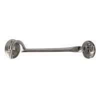 Heavy Silent Cabin Hook & Eye - 150mm - Durable Polished Chrome