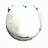 Budget Lock Escutcheon & Sprung Cover - 27mm - Polished Chrome