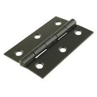 Butt Hinge - 76 x 51mm - Black Epoxy Coated