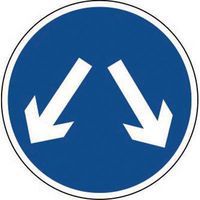 Use Both Sides Class 2 Sign for Traffic Control and Safety