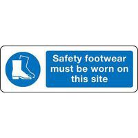 Safety Footwear On This Site - Sign