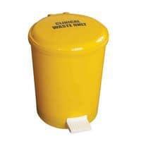 Clinical Waste Plastic Pedal Bin