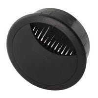 ION Round Cable Tidy - 60mm - Black