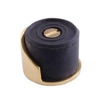 Round Floor Mounted Door Stop - 38mm - Brass