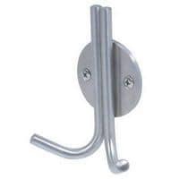 Altro Double Coat Hook - Stainless Steel