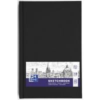 Oxford Art bound sketchbook, 192 p, 100 g, black