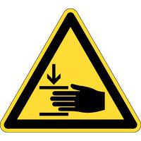 Warning sign - Crushing hazard - Rigid