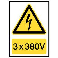 “Voltage” danger sign