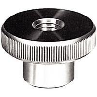 Knurled nut - With threaded insert