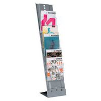 Folding brochure holder - 7 compartments - Paperflow