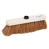 Natural Fibre Cleaning Broom with Soft Bristles - Manutan Expert