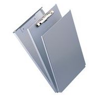 Notepad holder with storage - Aluminium