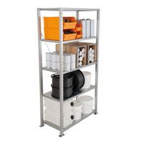 Premium Garage Shelving Galvanised - 2000h with 5 Shelves