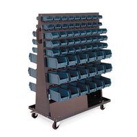 Double Sided Bin Trolley (1430h x 1060w) With 126 picking bins