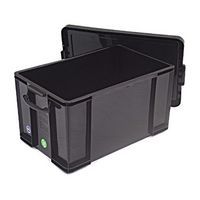 84 L Black Really Useful Box - Pack of 2