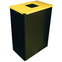 60 Litre Recycle Bin For Glass - Home/Office - Steel - Manutan Expert