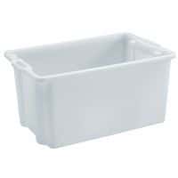 Stackable and nestable rectangular container - Length 550 mm to 720 mm - 50 L to 90 L
